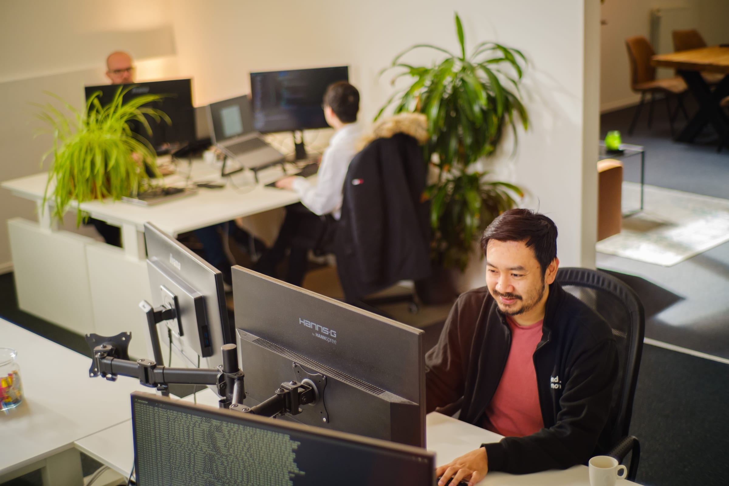 Het team van Lead Innovation aan het werk